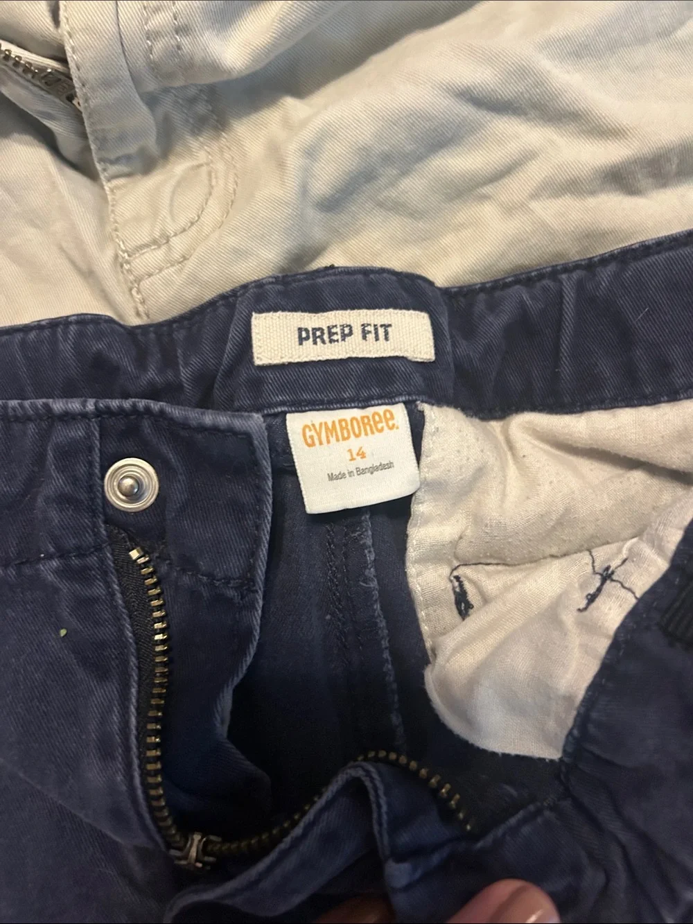 Gymboree Boys’ Shorts in Navy and Light Tan
